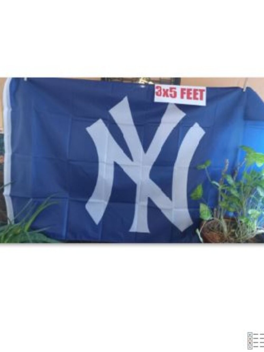 New York Yankees NY Logo 3x5 MLB Flag
